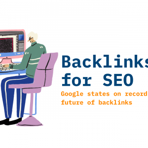 Shubham Davey talks about the future of backlinks showing the evidence from Google's John Mueller stating the future of backlinks is in danger.