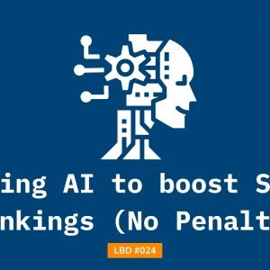 Shubham Davey talks about using AI for SEO without being penalized